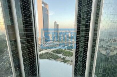 Sophisticated One Bedroom Apartment with Stunning Sea View for Rent located at Etihad Tower, Corniche Road, Abu Dhabi