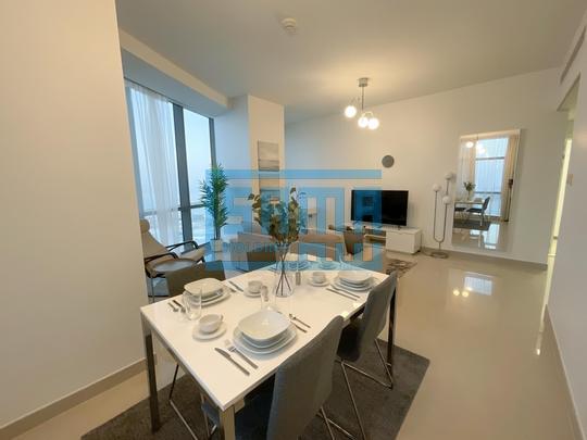 Sophisticated One Bedroom Apartment with Stunning Sea View for Rent located at Etihad Tower, Corniche Road, Abu Dhabi