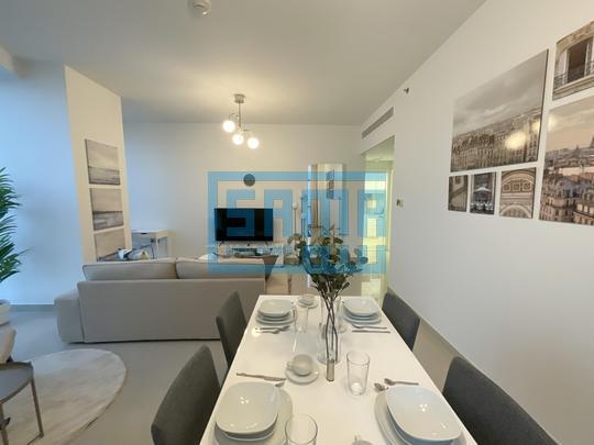 Sophisticated One Bedroom Apartment with Stunning Sea View for Rent located at Etihad Tower, Corniche Road, Abu Dhabi