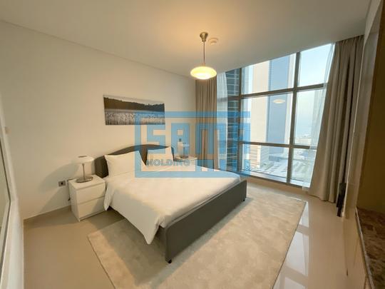 Sophisticated One Bedroom Apartment with Stunning Sea View for Rent located at Etihad Tower, Corniche Road, Abu Dhabi