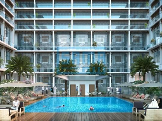 Modern Design | 2 Bedrooms Duplex Apartment  for Sale located at Oasis 2 Residence, Masdar City, Abu Dhabi