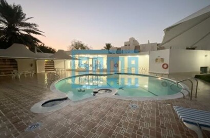 Luxurious 4 Bedrooms Villa with Shared Swimming Pool for Rent located at Al Dhafra Compound, Al Karamah Area, Abu Dhabi