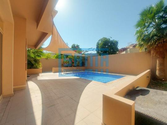 4 Bedrooms Spacious Villa with Private Pool and Garden for Rent located at Gardenia, Al Raha Golf Gardens, Abu Dhabi