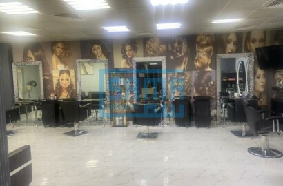 Elegant & Spacious Salon with Equipment for Rent in Airport Road, Abu Dhabi