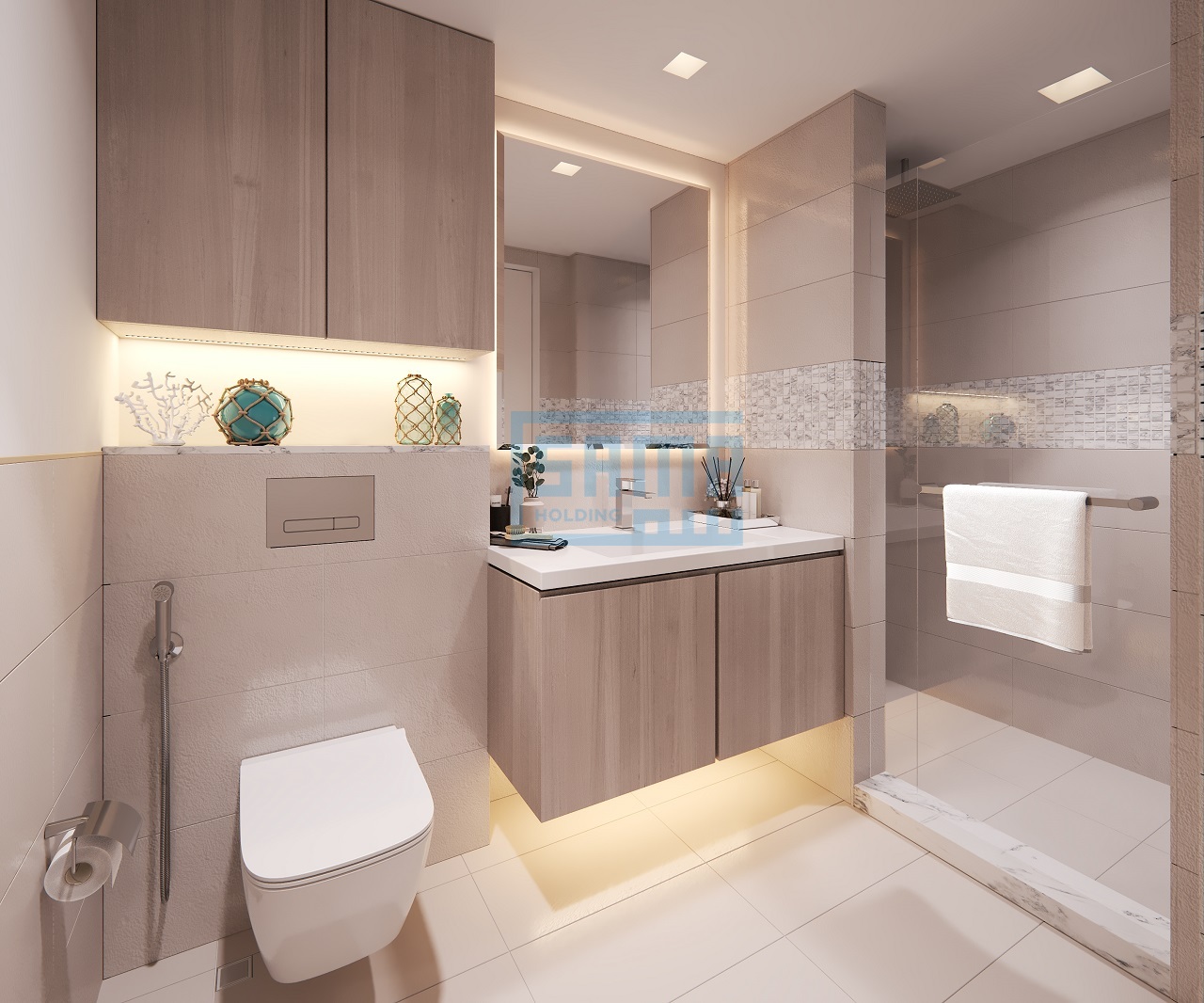 Studio with Magnificent Bay View from Balcony for Sale located at  Yas Beach Residences. Yas Bay, Yas Island, Abu Dhabi